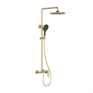 Flow Shower Column Mixer Set w 3 Functions
